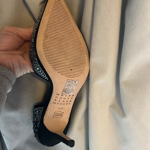 White House black market bling ombré crystal heels - Picture 7 of 13